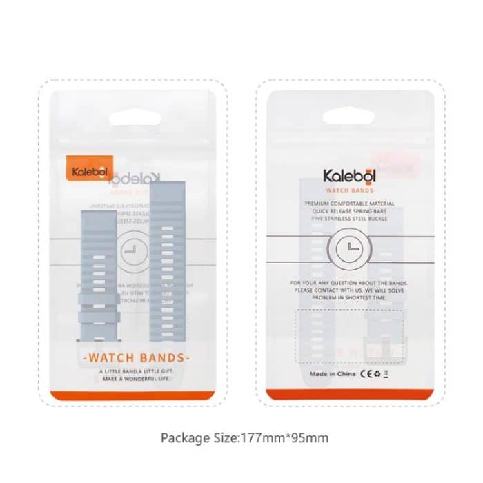 Kalebol Concave Texture Silicone Watch Band – Bild 5