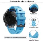 Kalebol Ladder Silicone Watch Band, For Garmin QuickFit 22mm, For Garmin QuickFit 26mm – Bild 3