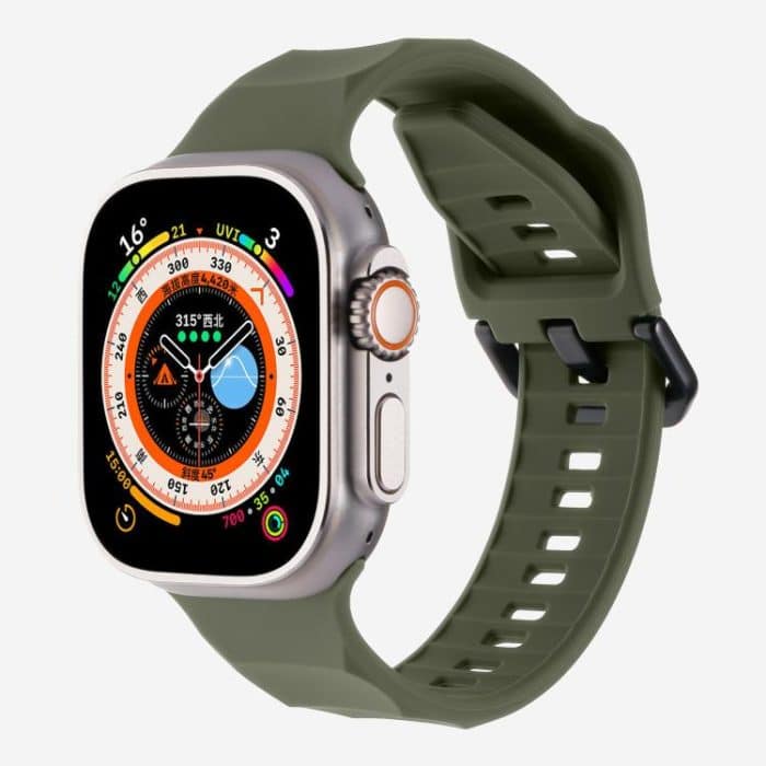 Kalebol Ripple Sports Silicone Strap, For Apple Watch 46mm / 49mm / 45mm / 44mm, For Apple Watch 42mm / 41mm / 40mm / 38mm – Bild 1