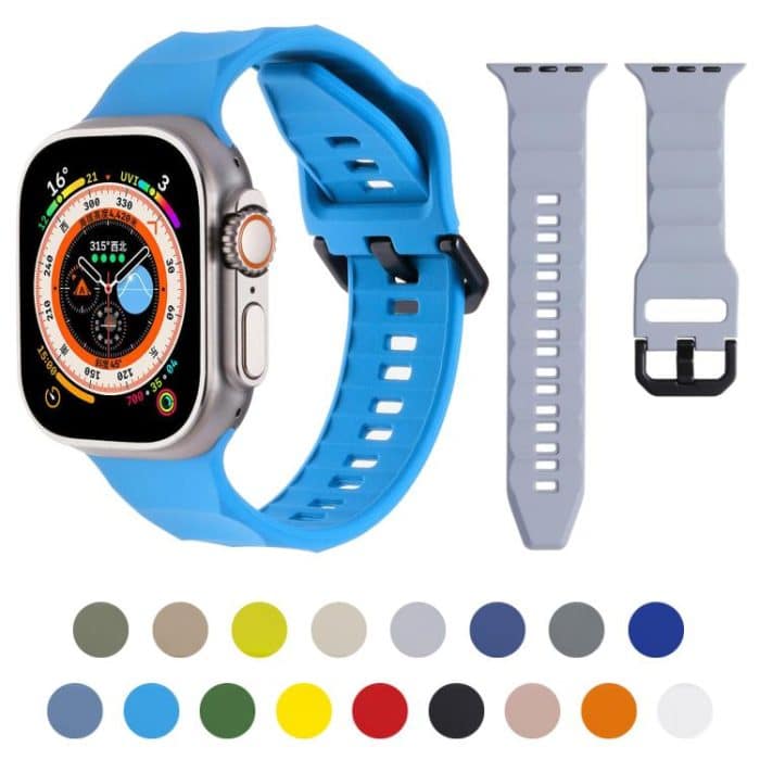 Kalebol Ripple Sports Silicone Strap, For Apple Watch 46mm / 49mm / 45mm / 44mm, For Apple Watch 42mm / 41mm / 40mm / 38mm – Bild 2