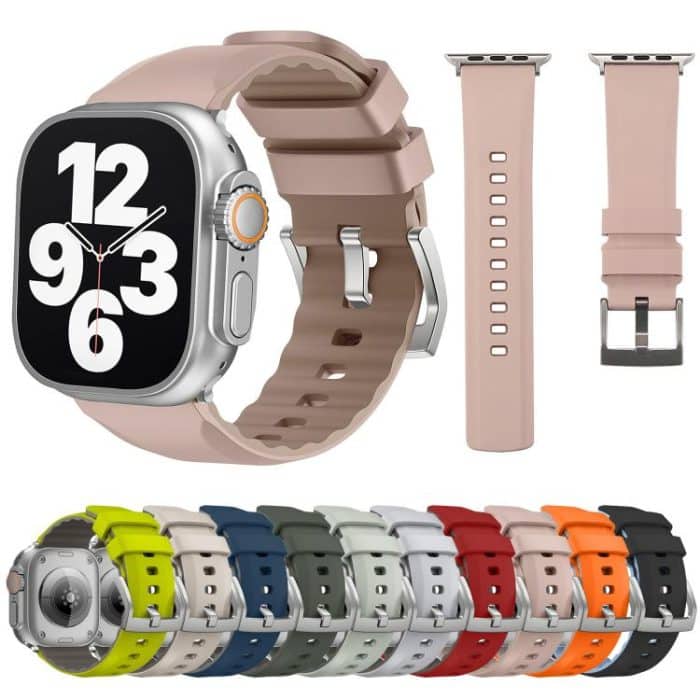 Kalebol Contrast Two-tone Silicone Strap, For Apple Watch 46mm / 49mm / 45mm / 44mm, For Apple Watch 42mm / 41mm / 40mm / 38mm – Bild 2