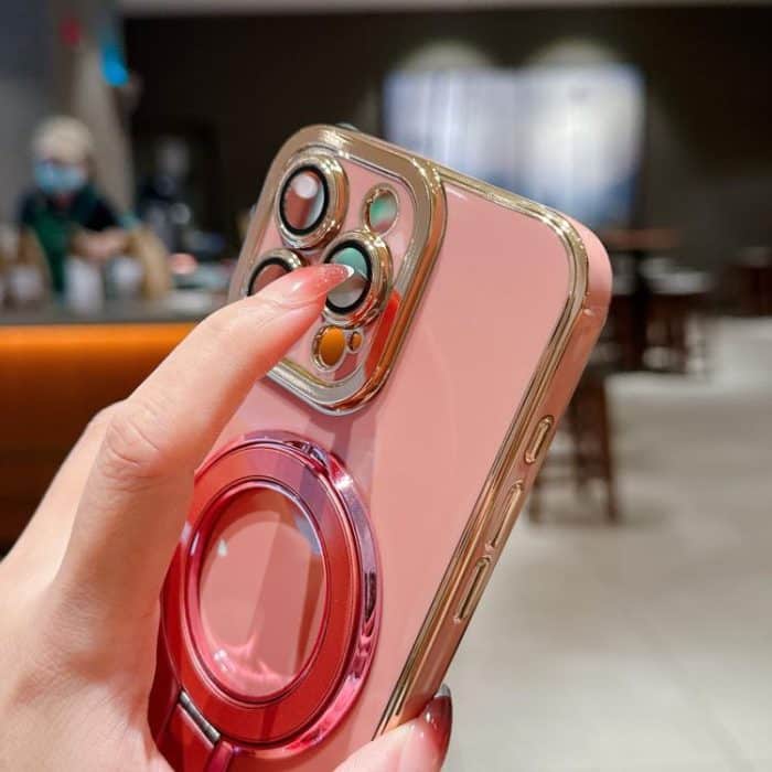 Charm Eye Electroplating Metal Holder Phone Case, For iPhone 12, For iPhone 12 Pro Max, For iPhone 12 Pro – Bild 6