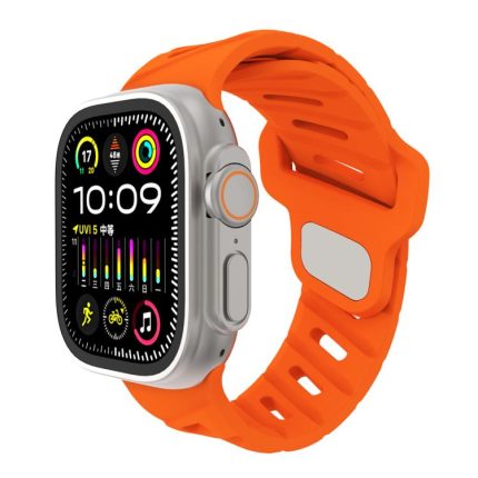 Slanted Hole Silicone Watch Band