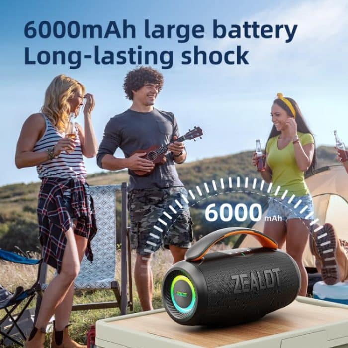 Zealot P11 50W Portable Outdoor RGB Bluetooth Speaker – Bild 7