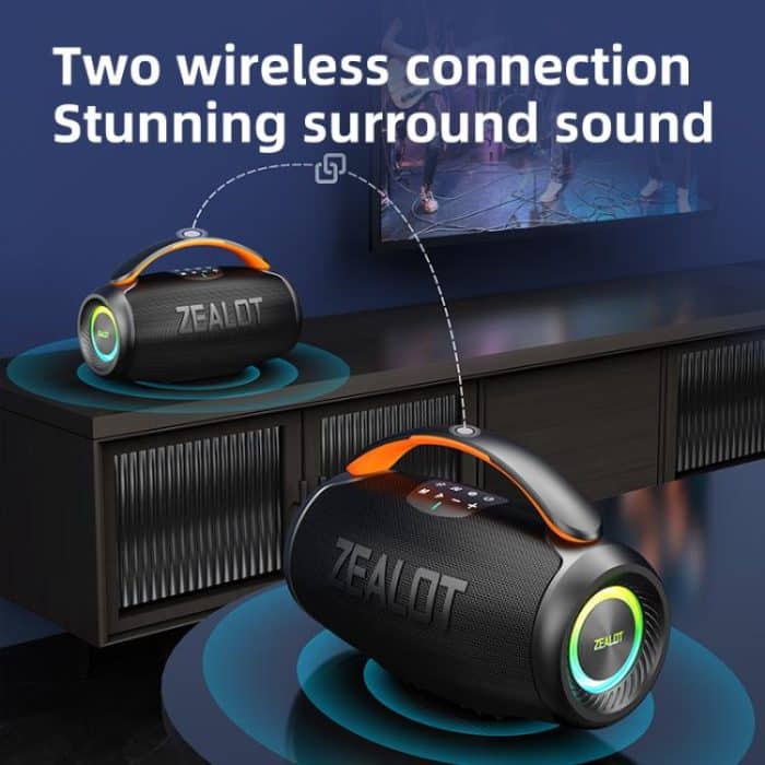 Zealot P11 50W Portable Outdoor RGB Bluetooth Speaker – Bild 9