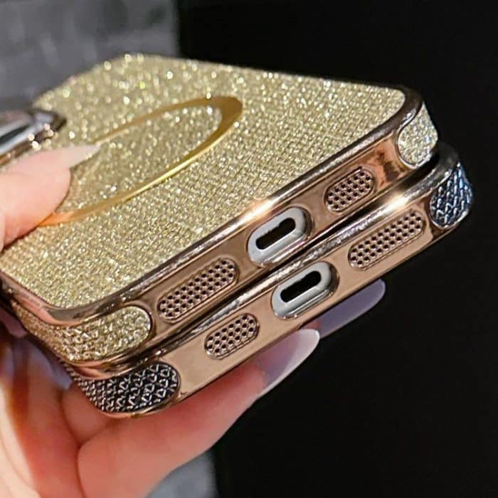 Electroplating PC Glitter Grain MagSafe Phone Case, For iPhone 15, For iPhone 14 Plus, For iPhone 14, For iPhone 14 Pro – Bild 6