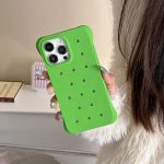 Solid Color Holes Heat Dissipation PC Shockproof Phone Case, For iPhone 13 – Bild 7