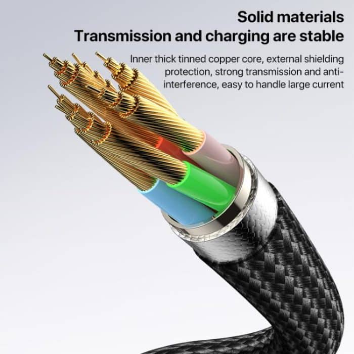 Yesido 12W 2.4A USB to 8 Pin Charging Data Cable – Bild 7