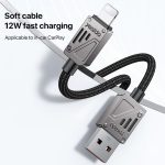 Yesido CA135L 12W 2.4A USB to 8 Pin Zinc Alloy Data Cable – Bild 2