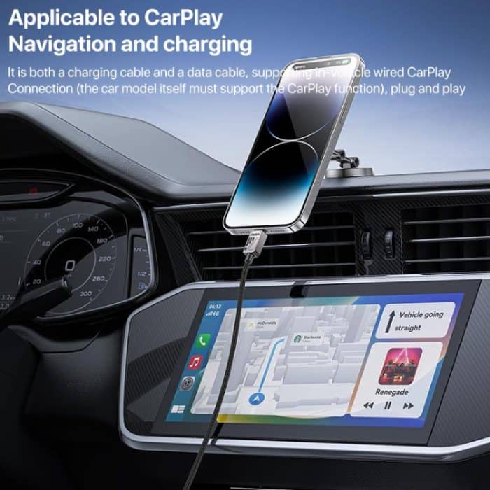 Yesido CA135L 12W 2.4A USB to 8 Pin Zinc Alloy Data Cable – Bild 5