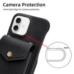 Litchi Texture Vertical Card Bag Holder Phone Case with Long Lanyard, For iPhone 13 Pro Max, For iPhone 13 Pro, For iPhone 12 / 12 Pro, For iPhone 12 Pro Max – Bild 3