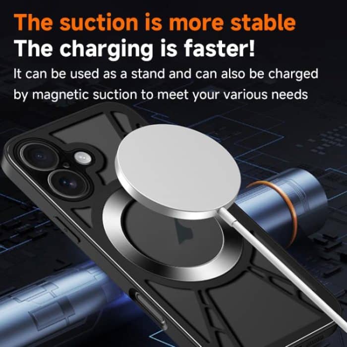 Silikonkühlung Hohlmetall MagSafe Telefonhülle – Bild 8