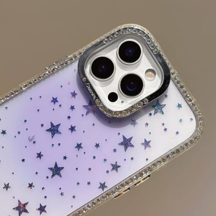 Holographic Starry Pattern TPU Hybrid IMD Full Coverage Phone Case, For iPhone 11 – Bild 3