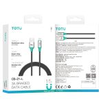 TOTU CB-21-L 15W USB to 8 Pin Aluminum Alloy Braided Data Cable – Bild 2