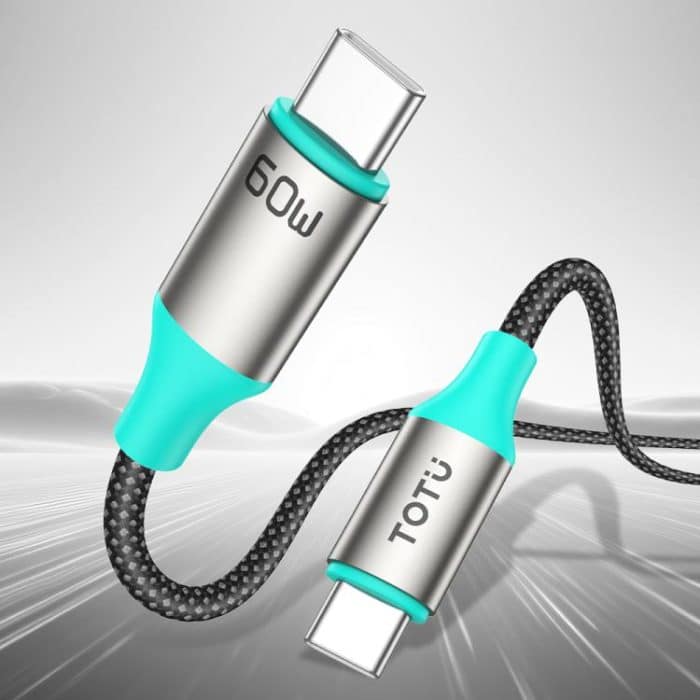 TOTU CB-21-L 15W USB to 8 Pin Aluminum Alloy Braided Data Cable – Bild 3