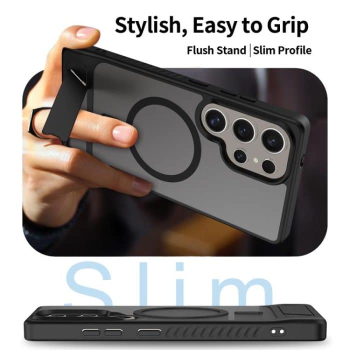 Frosted Holder PC Hybrid TPU MagSafe Phone Case – Bild 3