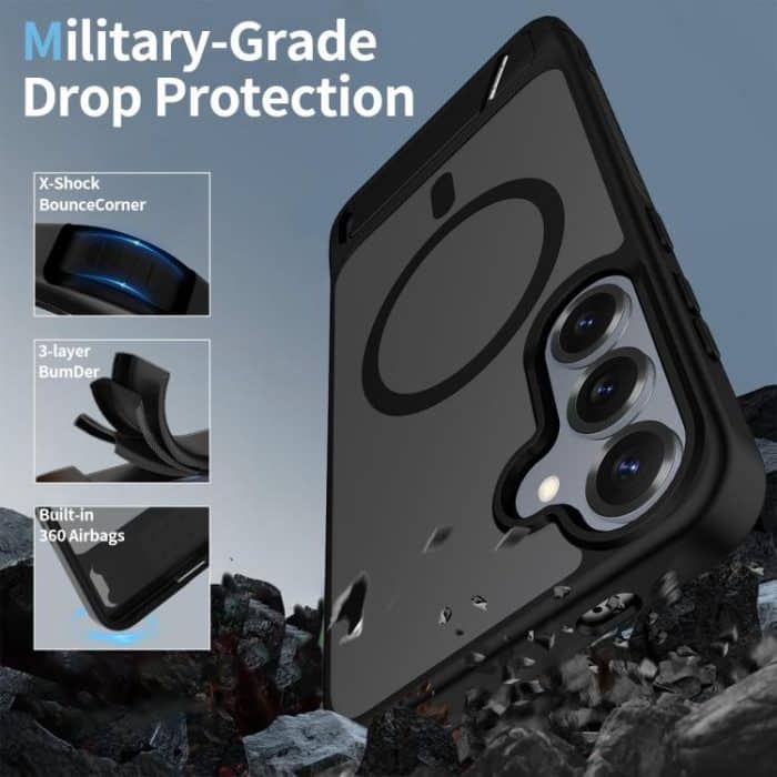 Frosted Holder PC Hybrid TPU MagSafe Phone Case – Bild 2