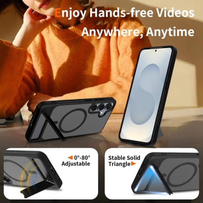 Frosted Holder PC Hybrid TPU MagSafe Phone Case – Bild 5