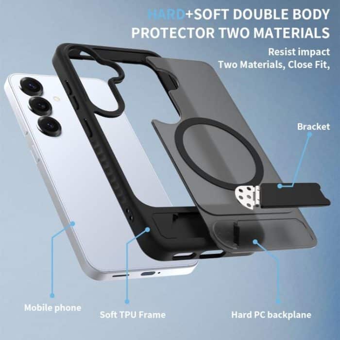 Frosted Holder PC Hybrid TPU MagSafe Phone Case – Bild 4