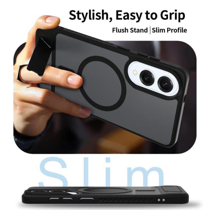 Frosted Holder PC Hybrid TPU MagSafe Phone Case – Bild 3