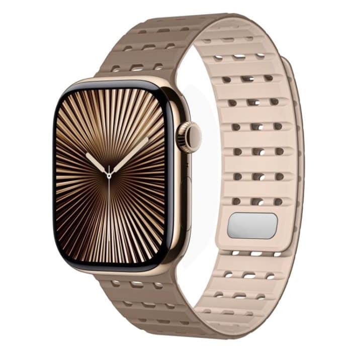 Two-Tone Breathable Magnetic Silicone Watch Band – Bild 1