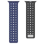 Two-Tone Breathable Magnetic Silicone Watch Band – Bild 5