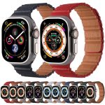 Magnetic PU Leather Watch Band, For Apple Watch 46mm / 49mm / 45mm / 44mm, For Apple Watch 42mm / 41mm / 40mm / 38mm – Bild 2