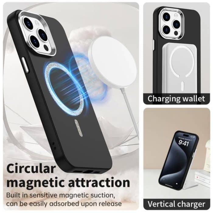 Glitter Series Magsafe PC Hybrid TPU Phone Case, For iPhone 12 Pro, For iPhone 11 Pro Max, For iPhone 11, For iPhone 11 Pro – Bild 4