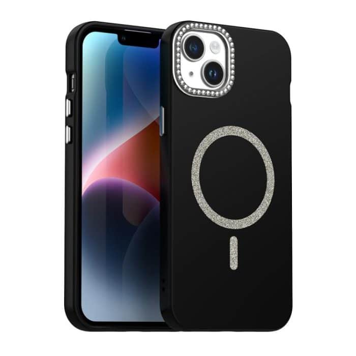 EDA007973907A.jpg Glitter Rhinestones Series Magsafe PC Hybrid TPU Phone Case, For iPhone 11 Pro Max, For iPhone 11, For iPhone 11 Pro – Bild 1