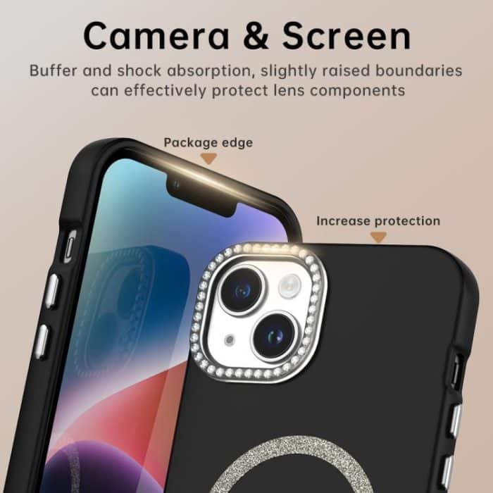 Glitter Rhinestones Series Magsafe PC Hybrid TPU Phone Case, For iPhone 11 Pro Max, For iPhone 11, For iPhone 11 Pro – Bild 7