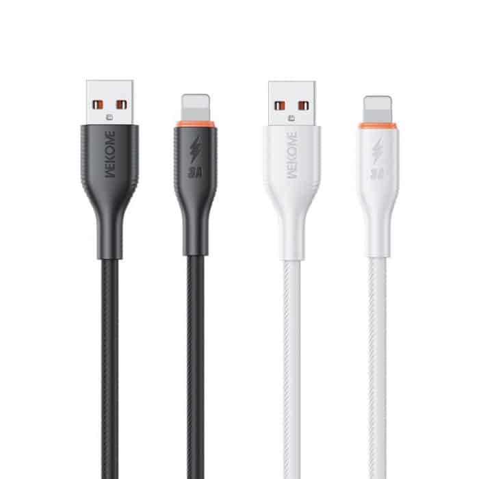 WK WDC-91i 12W USB to 8 Pin Silicone Data Cable, Length: 1.2m – Bild 2