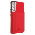 Solid Color Horizontal Magnetic Card Bag RFID MagSafe Phone Case