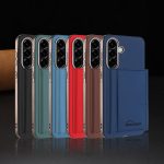 Solid Color Horizontal Magnetic Card Bag RFID MagSafe Phone Case – Bild 7