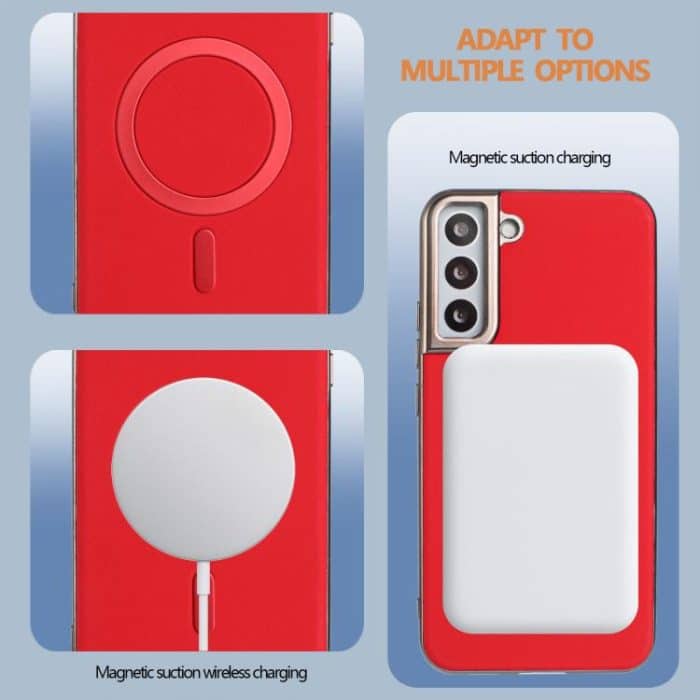 Solid Color Plating MagSafe Full Coverage Phone Case – Bild 5