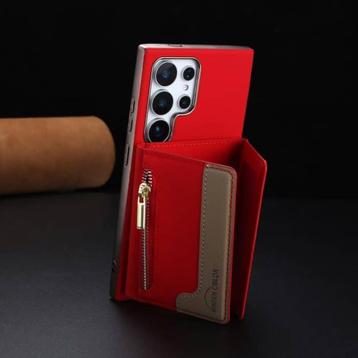 Zipper Horizontal Magnetic Card Bag RFID MagSafe Phone Case – Bild 6