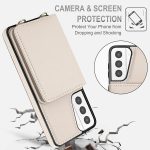 Crossbody Dual-buckle Wallet RFID Back Leather Phone Case – Bild 6