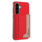 Colour Matching Horizontal Magnetic Card Bag RFID MagSafe Phone Case