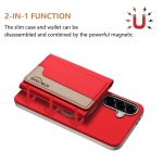 Colour Matching Horizontal Magnetic Card Bag RFID MagSafe Phone Case – Bild 2