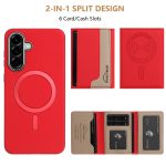 Colour Matching Horizontal Magnetic Card Bag RFID MagSafe Phone Case – Bild 4