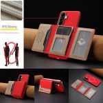 Colour Matching Horizontal Magnetic Card Bag RFID MagSafe Phone Case – Bild 7