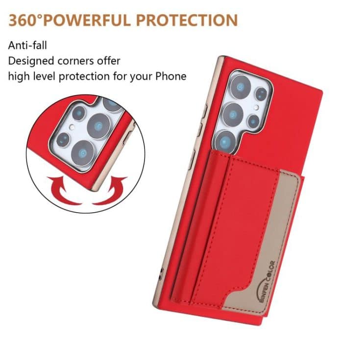 Colour Matching Horizontal Magnetic Card Bag RFID MagSafe Phone Case – Bild 3