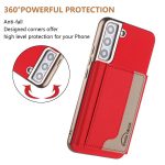 Colour Matching Horizontal Magnetic Card Bag RFID MagSafe Phone Case – Bild 3