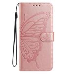 Butterfly Flutter Pattern Embossed Leather Phone Case – Bild 2