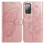 Butterfly Flutter Pattern Embossed Leather Phone Case