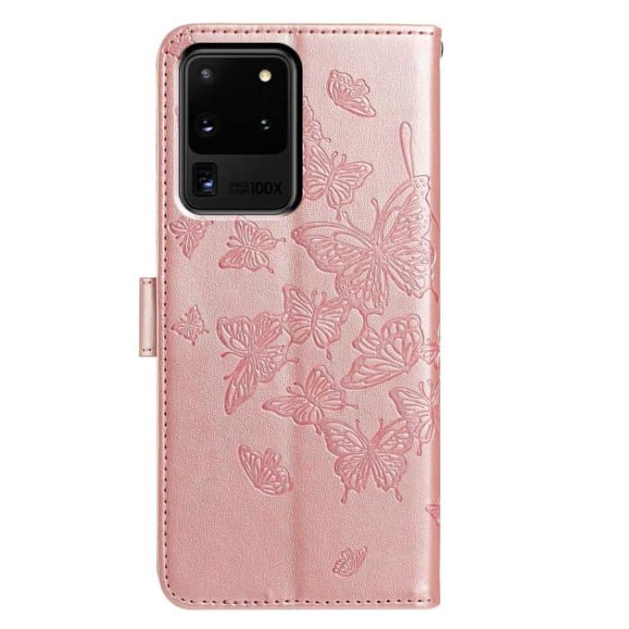 Butterfly Flutter Pattern Embossed Leather Phone Case – Bild 3