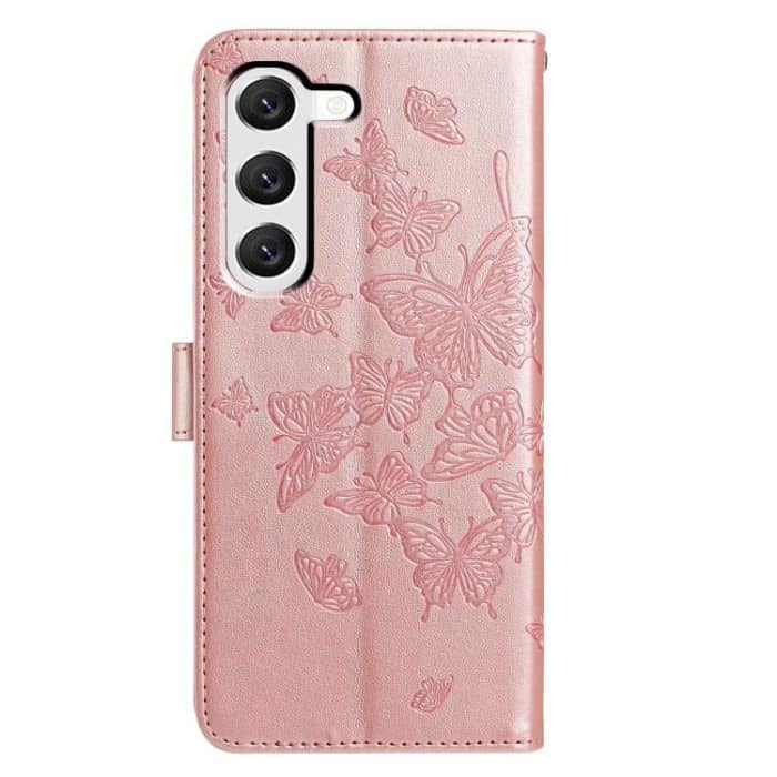 Butterfly Flutter Pattern Embossed Leather Phone Case – Bild 3