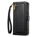 ESEBLE E11 Colorful Litchi Pattern Zipper Wallet Leather Phone Case – Bild 2