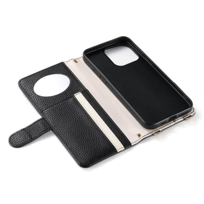 ESEBLE E11 Colorful Litchi Pattern Zipper Wallet Leather Phone Case – Bild 5