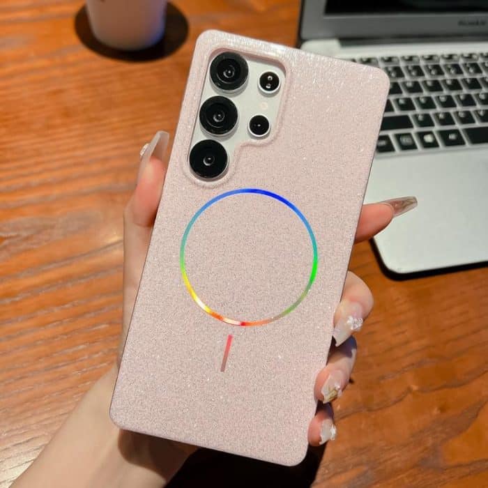 Glitter Powder Plating MagSafe IMD Full Coverage Phone Case – Bild 1