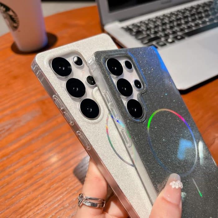 Glitter Powder Plating MagSafe IMD Full Coverage Phone Case – Bild 6